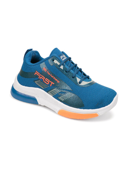 Camfoot Boys Mesh Lace-Ups Running Non-Marking Sports Shoes