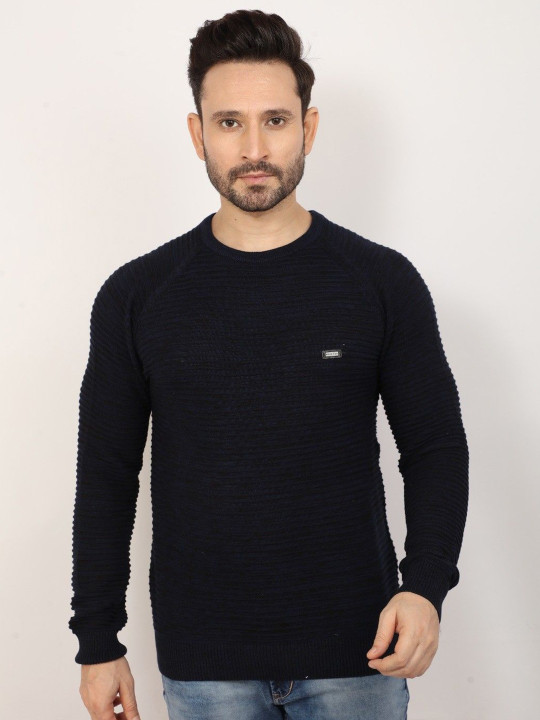 Klub Fox Men Cotton Ribbed Pullover Sweaters