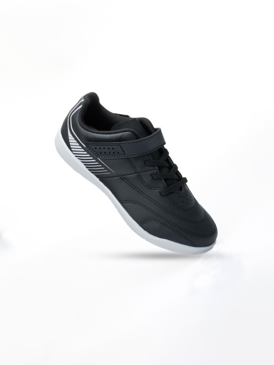 Decathlon Kipsta - Kids Black Abrasion Resistance Futsal Trainers Shoes