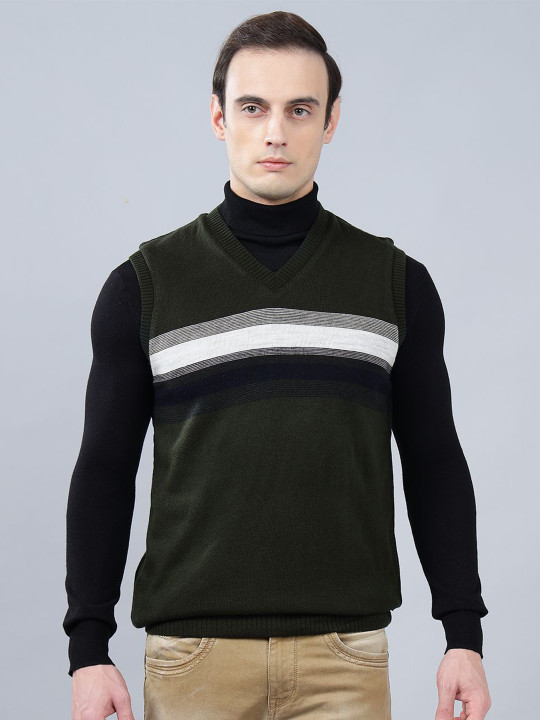 Cantabil Men Striped Pullover