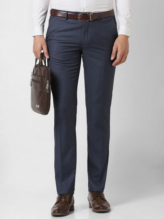 Van Heusen Men Slim Fit Formal Trousers