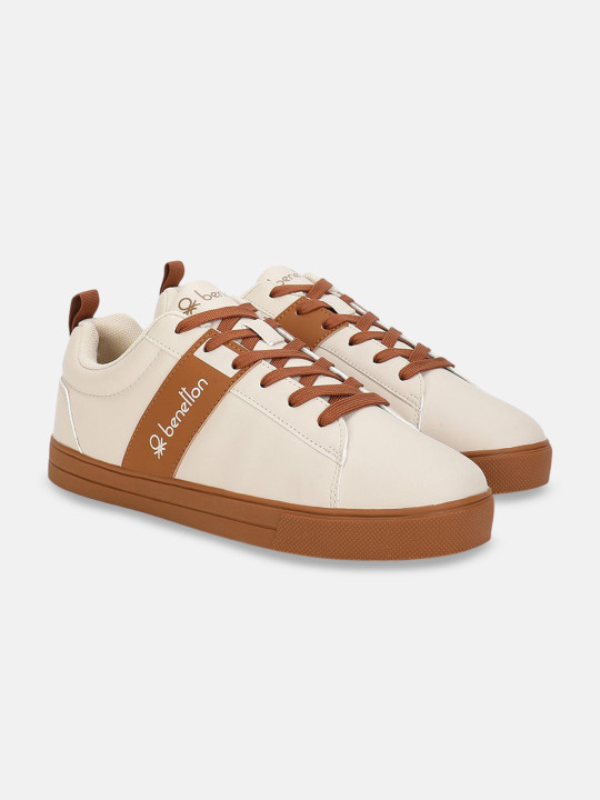 United Colors of Benetton Men PU Sneakers