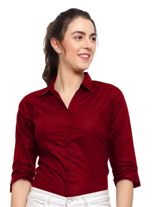 Women Standard Regular Fit Formal Shirt