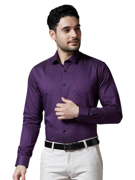 Allen Brown Men Regular Fit Formal Shirt