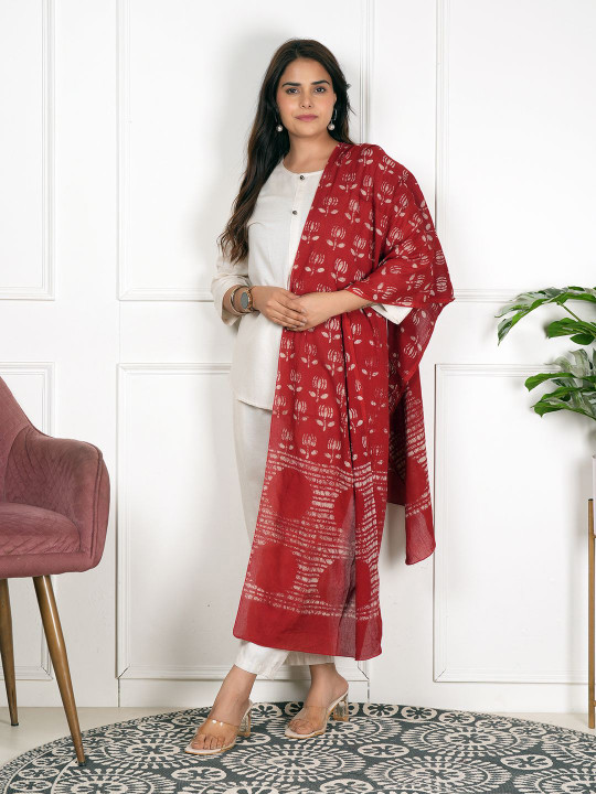 Style Shoes Women Floral Printed Stole
