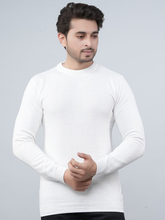 FEVERFEW Men Round Neck Pullover
