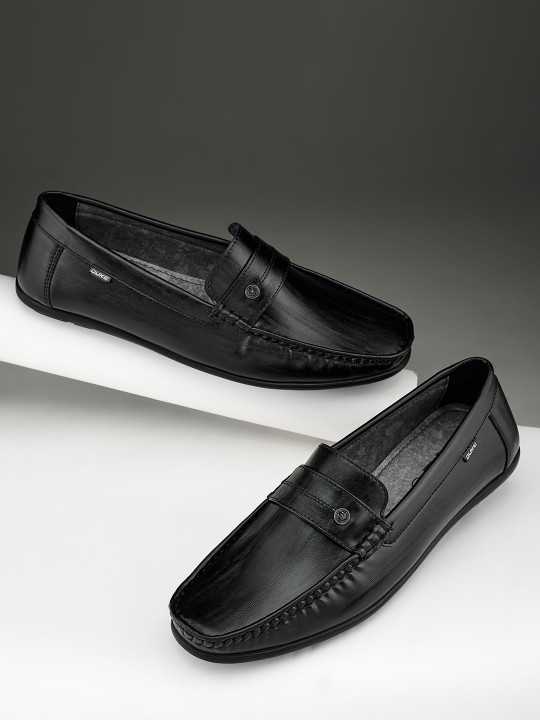 Duke Men Square Toe Slip-On Loafers