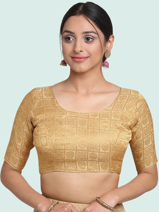Moda Rapido Woven Design Saree Blouse