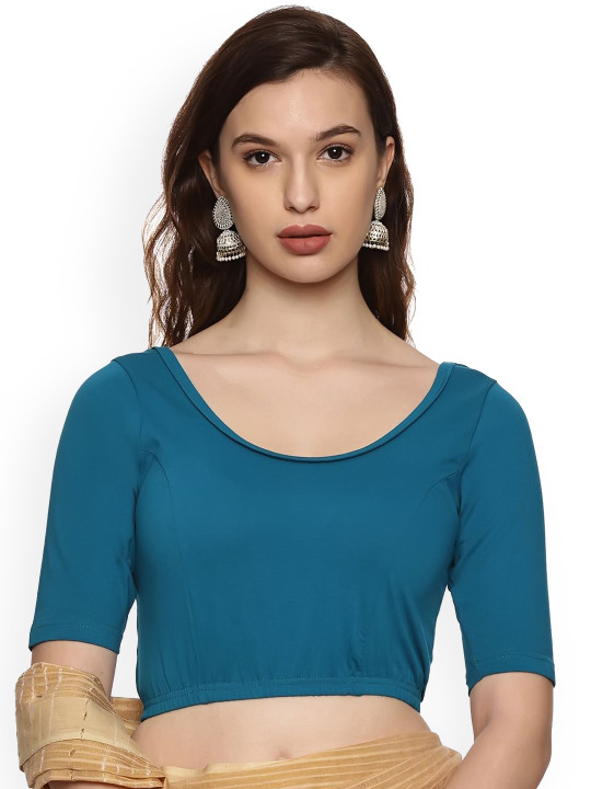 NOT YET by us Round Neck Saree Blouse