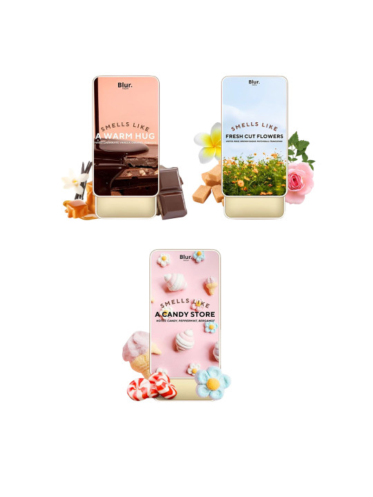 3-Pcs Solid Perfume- 10 g Each