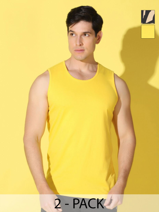 WOOSTRO Men Typography 2 Printed Cut Outs Slim Fit T-shirt