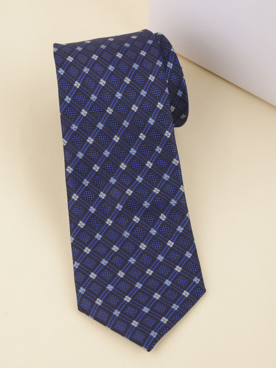 Alvaro Castagnino Men Woven Design Skinny Tie