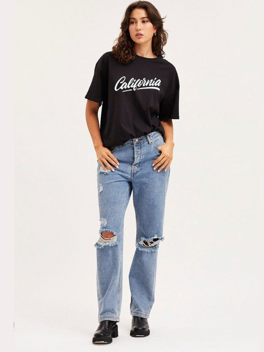 Genzy Women Typography Printed T-shirt