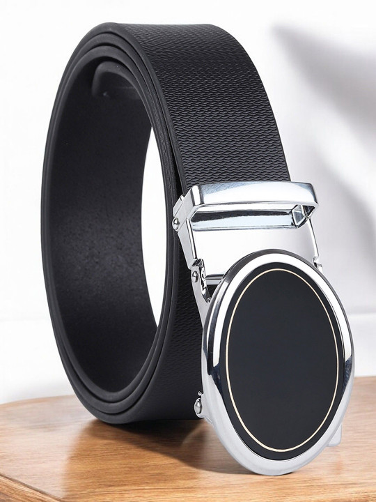 Provogue Men Textured Leather Formal Belt