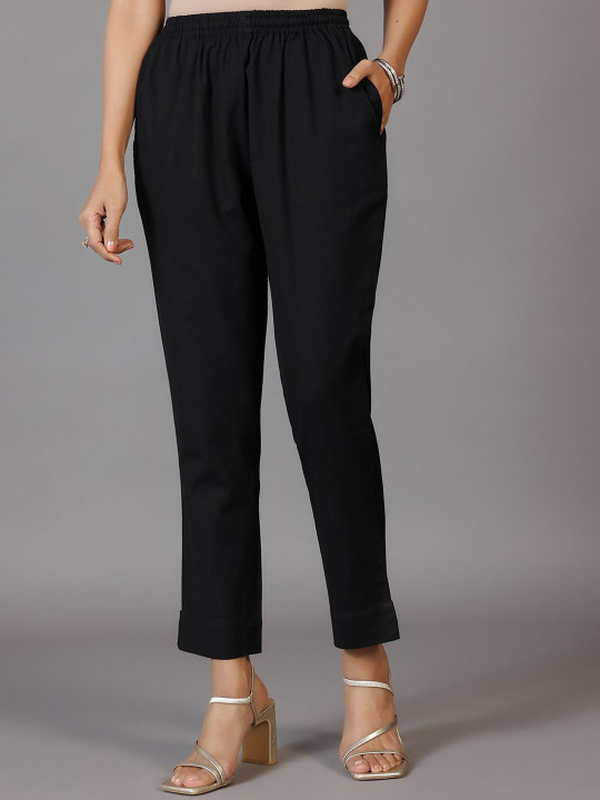 Libas Women Straight Fit Trousers