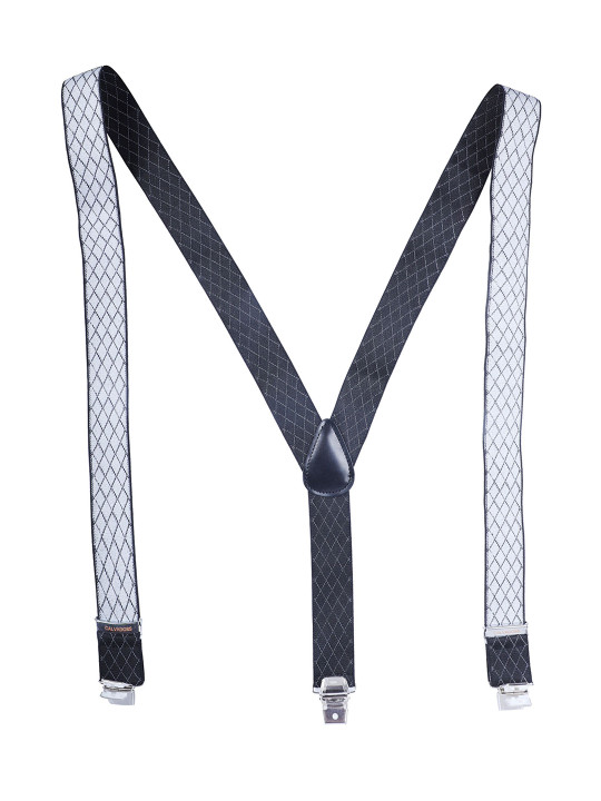 Calvadoss Diamond Design Stretchable Suspender