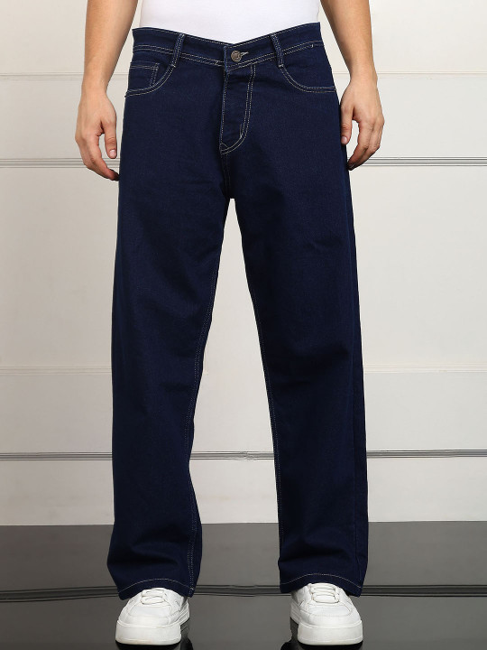 ANGERHOOD Men Mid-Rise Straight Fit Stretchable Jeans