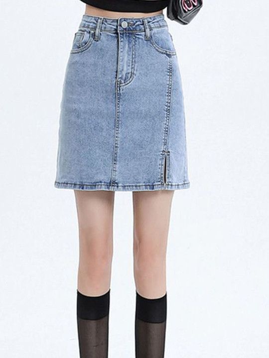 A-Line Knee Length Skirts