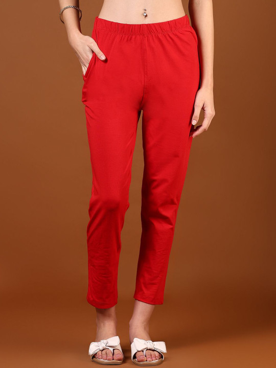 V-Mart Women Regular Fit Peg Trousers