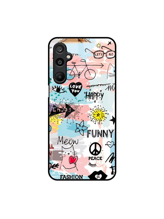 QRIOH Typography Printed Samsung Galaxy M16 5G Back Case Mobile Accessories