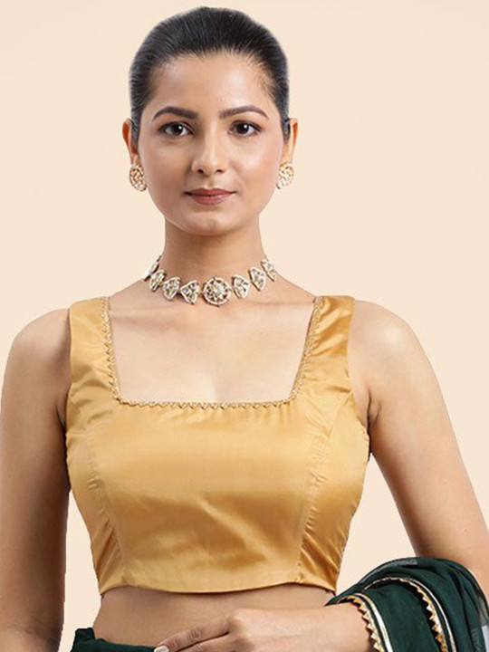 Binks Tanvi Embellished Square Neck FlexiFit Saree Blouse