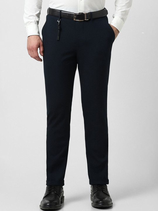 Van Heusen Men Slim Fit Formal Trousers
