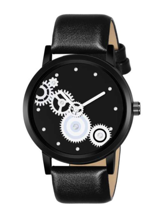 DOUBLERUN Men Dial & Leather Straps Analogue Multi Function Watch H05NMT-06