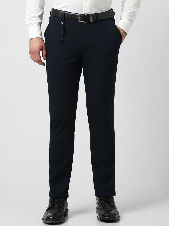 Van Heusen Men Skinny Fit Formal Trousers