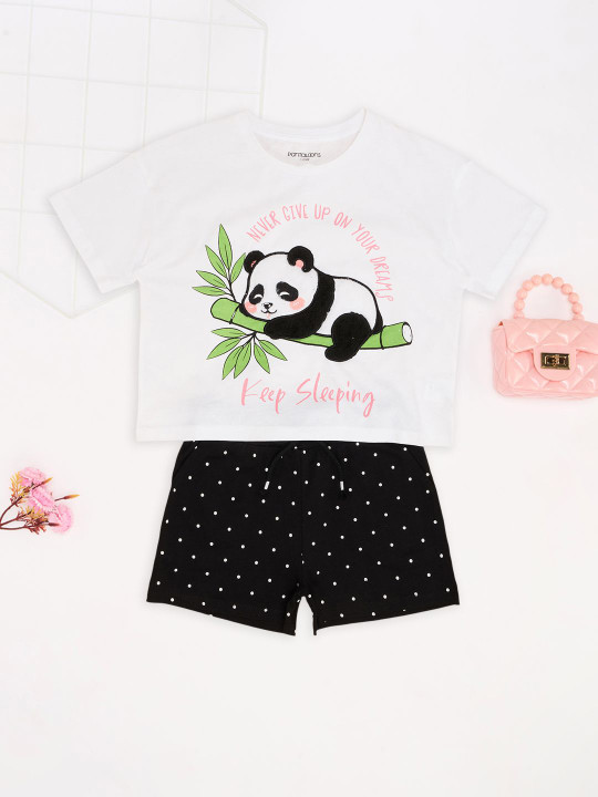 Pantaloons Junior Girls Printed Night suit
