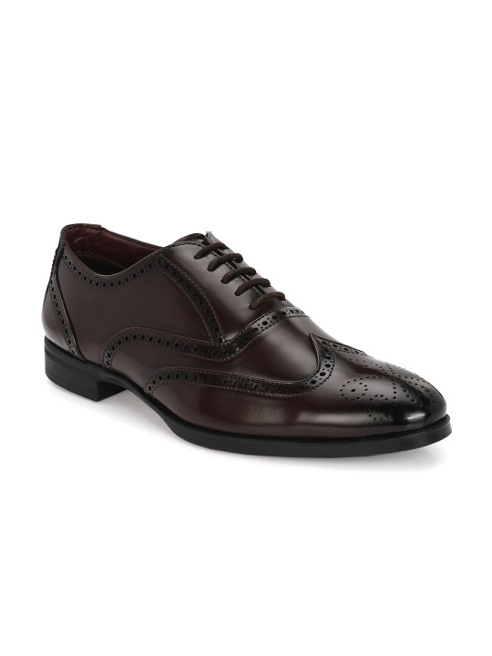 BUSKINS Men Round-Toe Formal Brogues