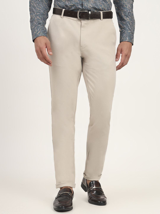 JB STUDIO Men Slim Fit Trousers