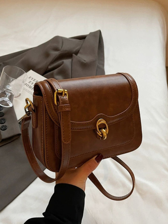 CORSICA PU Structured Sling Bag