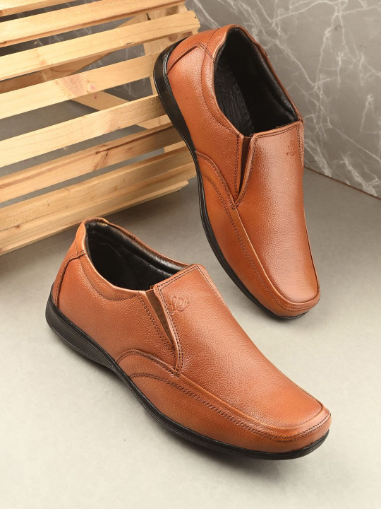 Butello Men Leather Formal Slip-Ons