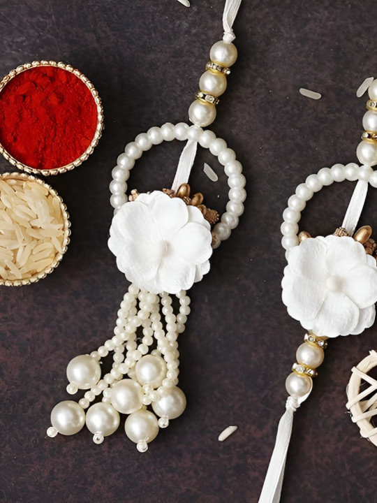 Webelkart Set of 2 Bhaiya And Bhabhi Rakhis