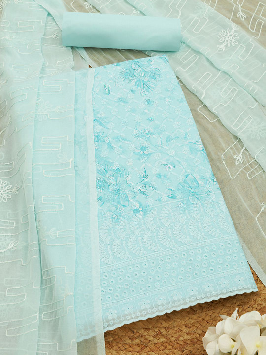 Soch Floral Printed Unstitched Dress Material