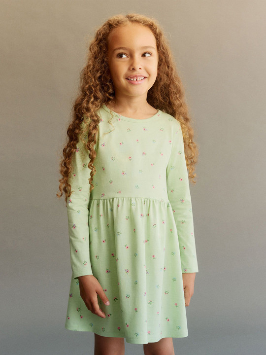 H&M Printed Cotton Dress