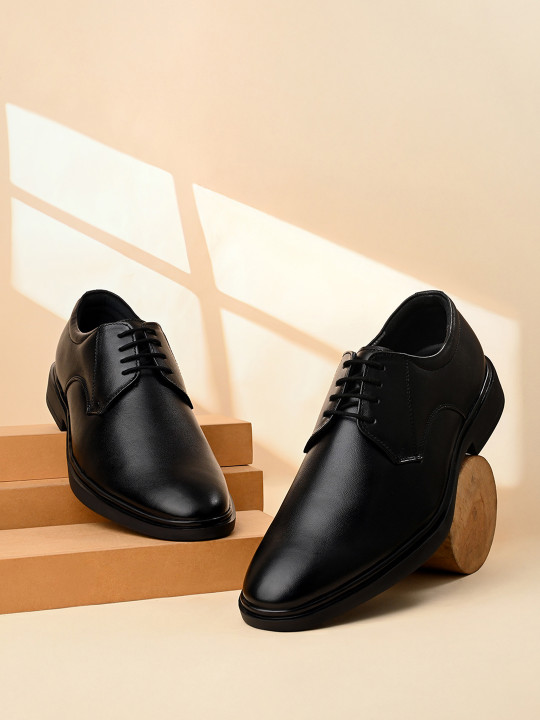 LOUIS STITCH Men Leather Lace-Ups Formal Derbys