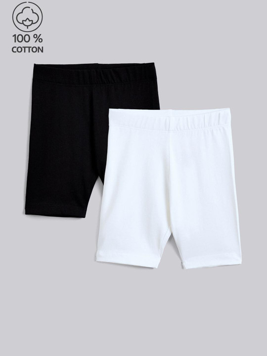 Hopscotch 2-Pack Cotton Cycling Shorts