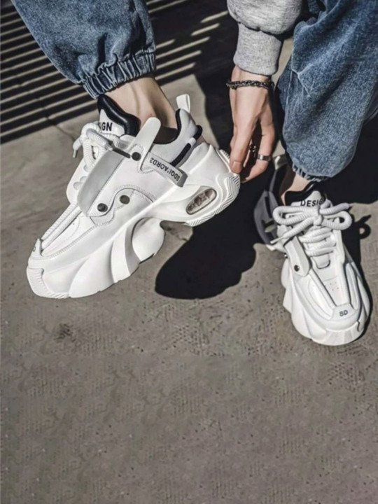 Corsac Men Woven Design Sneakers
