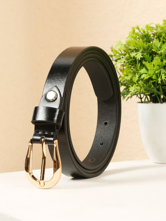 Teakwood Leathers Women Slim Leather Belt