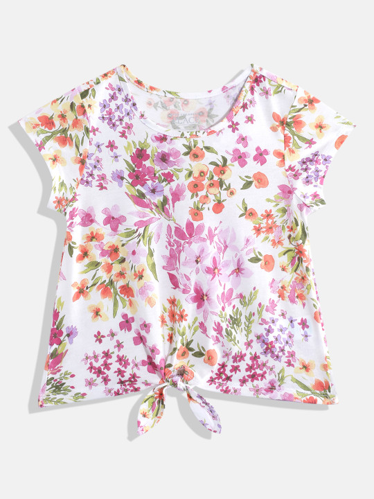 THE CHILDREN'S PLACE Girls Floral Printed Top