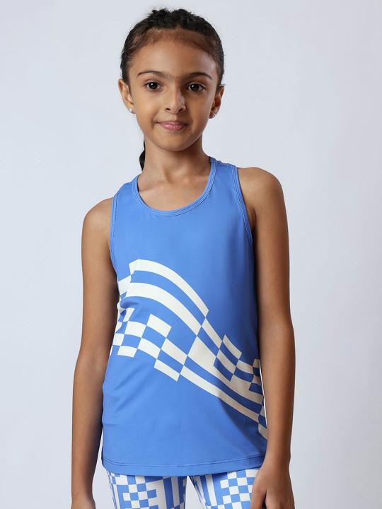UMILDO Girls Geometric Printed Sleeveless Tank Top