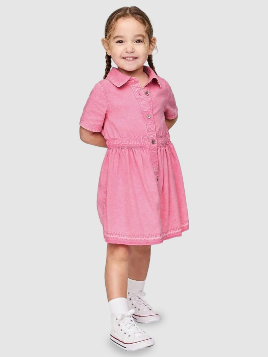GAP Girls Shirt Collar Shirt Dress