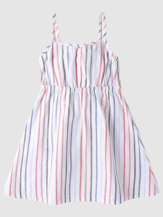 GAP Girls Striped Tank Strap A-Line Dress