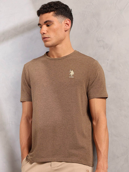 U.S. Polo Assn. Men Round Neck Antibacterial Comfort Fit Lounge T-Shirt