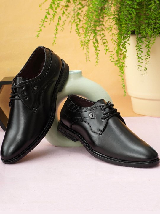 TRM Men Leather Formal Oxford Shoes