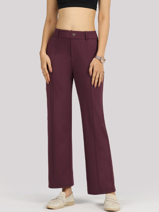 Blissclub Womens Ultimate Straight Tailored Regular Trousers
