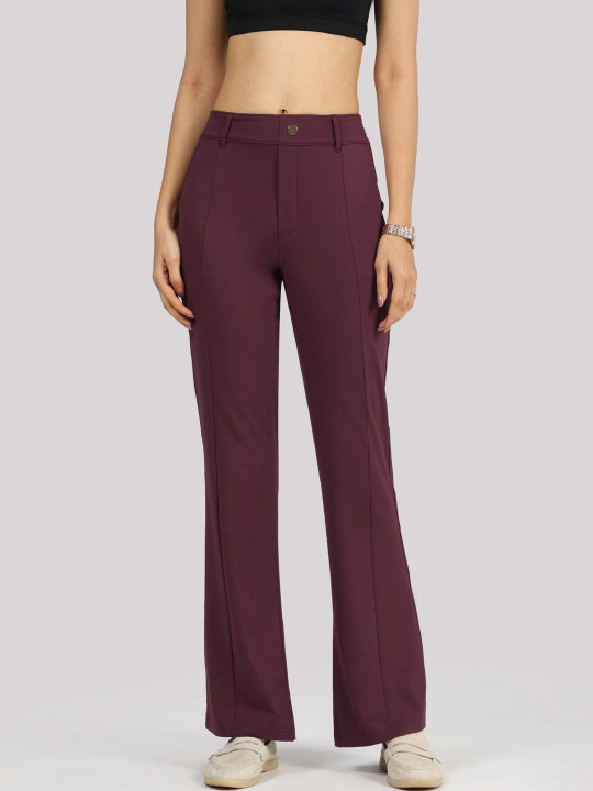Blissclub Womens Ultimate Flare Tailored Regular Trousers
