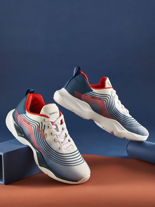 Campus PABLE Kids Mesh Non-Marking Running Shoes