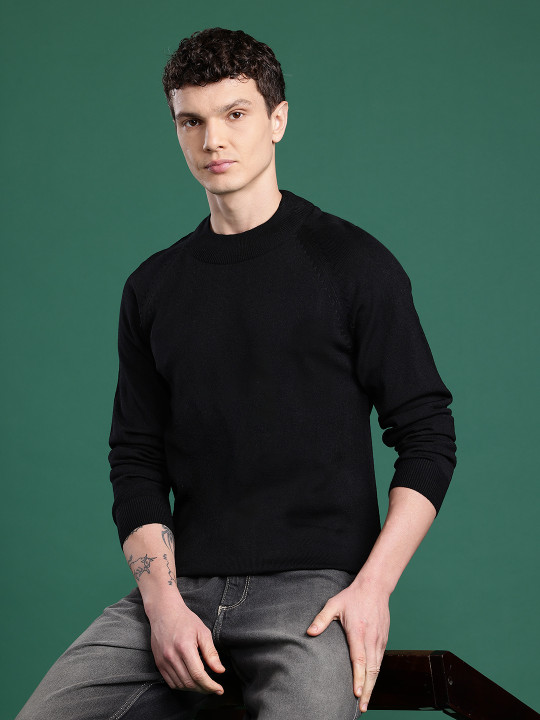 Cayman Men Solid Woollen Sweaters